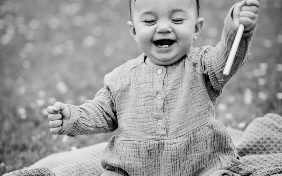 Få taget månedsbilleder af din baby